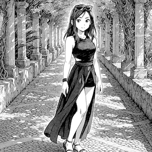 Manga style transformation