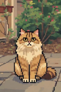 Pixel art style transformation
