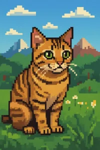 Pixel art style transformation