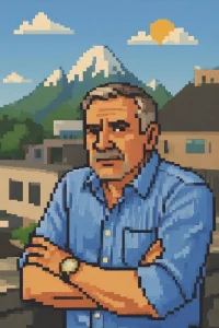 Pixel art style transformation