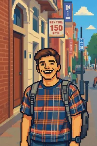 Pixel art style transformation