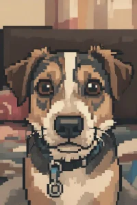 Pixel art style transformation