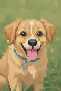 Pixel portrait style transformation