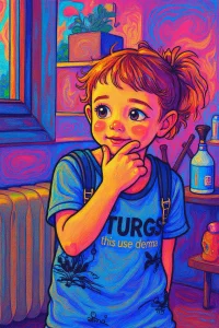 Pop surrealism style transformation